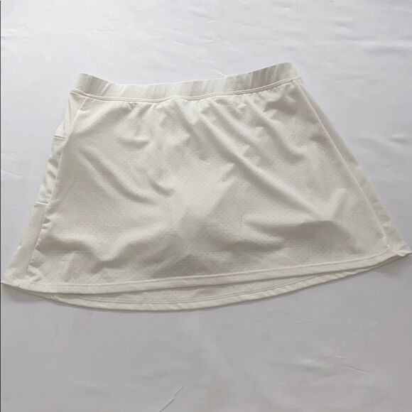 Athleta Cream Floral Athletic Skort Built in Shorts Size Small - Picture 4 of 11